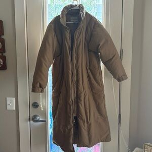 Vintage Cabela's Goose Down Tan Jacket